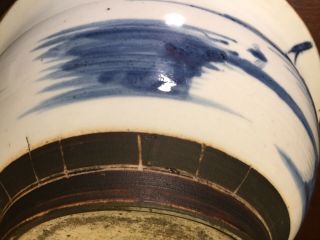 Antique Chinese export blue and white porcelain bowl,  19th Century. 4