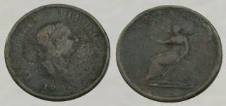 ☆ 200,  Year Old - King George Iii Colonial Copper Coin ☆