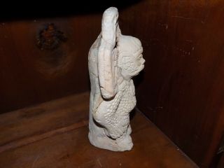 Pre - Colombian Hand - Sculpted Terracotta Priest (700 B.  C - 1200 A.  D) 4