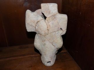 Pre - Colombian Hand - Sculpted Terracotta Priest (700 B.  C - 1200 A.  D) 5