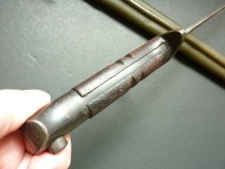 Remington Made,  M.  1917 Springfield Bayo And Scabbard 4
