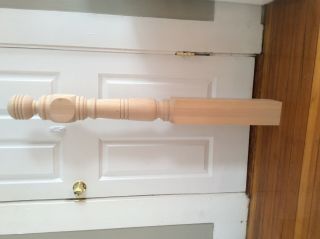 Newel Post 5x5x48 Solid Wood Can You See The Picture Thanks