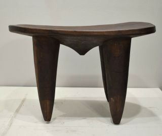 African Senufo Stool Washstand Wood Carved Cote 