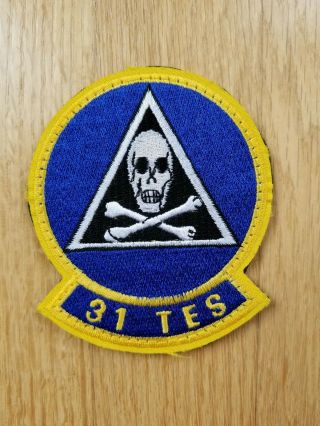 Usaf Patch - 31st Test & Evaluation Squadron,  Edwards Afb,  Ca,  1994 (b - 2a)