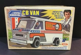 Rare Vintage Ideal King Of The Stuntmen Evel Knievel Cb Van - &