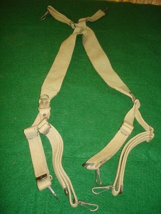 Wwii U.  S.  M1936 Suspenders,  1942 Dated,  Unissued
