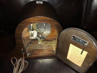 Two 1930s Antique Seth Thomas ElectricClocks W Westminster Chime For Repair 11