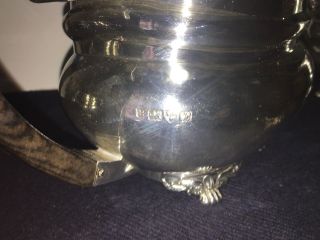 Edwardian 1907 Silver Chester Tea Set 1300 grams 