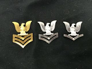 US Navy Enlisted Petty Officer Rank Pins 2