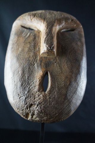 59 Early 20th Century Alaskan Native INUIT Mask - Antique 11