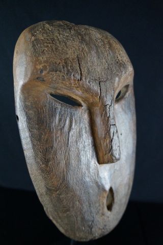 59 Early 20th Century Alaskan Native Inuit Mask - Antique
