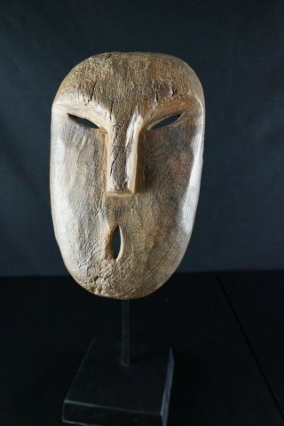 59 Early 20th Century Alaskan Native INUIT Mask - Antique 2