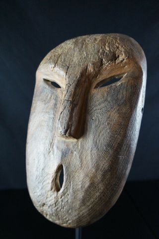 59 Early 20th Century Alaskan Native INUIT Mask - Antique 5