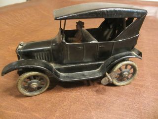 VINTAGE ANTIQUE 1920s MODEL T FORD BING TOYS GERMANY TIN WIND UP TOY CAR 10