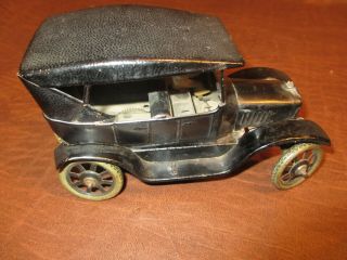 VINTAGE ANTIQUE 1920s MODEL T FORD BING TOYS GERMANY TIN WIND UP TOY CAR 3