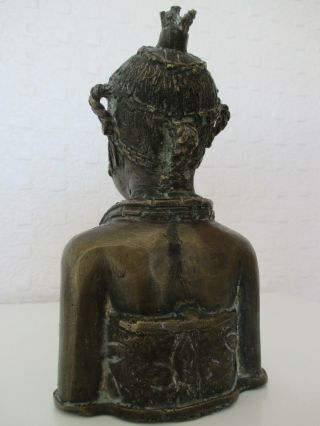 Fine Old African Benin Bronze Figure of a Young King - Oba - Tribal Art 10