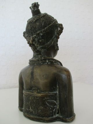 Fine Old African Benin Bronze Figure of a Young King - Oba - Tribal Art 7