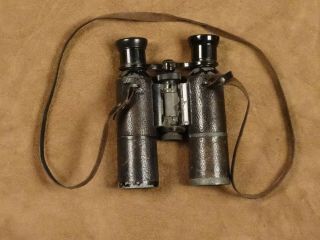 Vintage German Binoculars Hensoldt - Wetzlar Jagd Dialyt D.  R.  P.  6 X 36