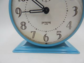 Ingraham Ace Alarm Clock Vintage 1940s 2