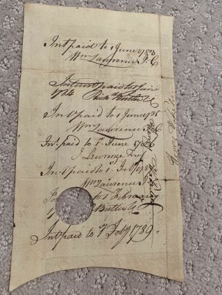 1782 Pay Document Revolutionary War Connecticut Continental Army Henry Wakeley 2