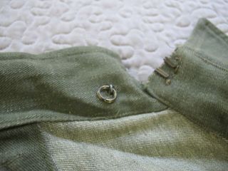 BARELY Vintage 1952 BRITISH ARMY Overalls Denim Blouse IKE Jacket; Size 5 11