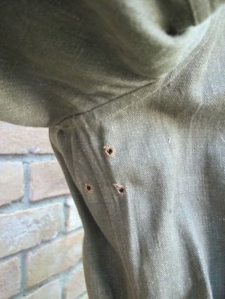 BARELY Vintage 1952 BRITISH ARMY Overalls Denim Blouse IKE Jacket; Size 5 8