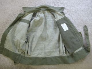 BARELY Vintage 1952 BRITISH ARMY Overalls Denim Blouse IKE Jacket; Size 5 9