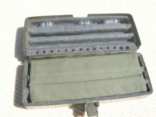 Us Army,  Signal Corp Military Radio Spare Parts Collins Co.  Case Box For Tubes