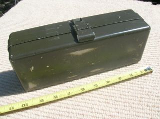 US ARMY,  SIGNAL CORP Military Radio Spare Parts Collins Co.  Case Box for Tubes 5