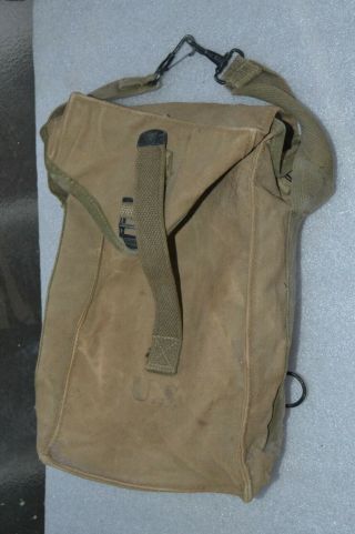 Ww2 U.  S.  Army Od Canvas Extra Ammo/equipment Bag,  Amer.  Fabric Co.  1944