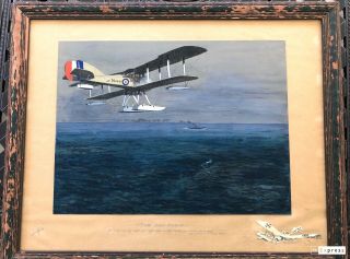 Rare Snaffles,  Charles Johnson Payne Print,  Wwi Aviation,  The Sea Hawk