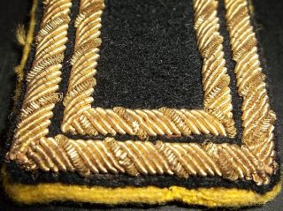 WW2 Mussolini Black Shirt Italian Bustina Cap Rank Patch Uniform Badge 10
