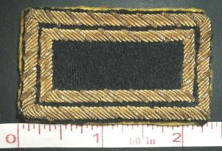 Ww2 Mussolini Black Shirt Italian Bustina Cap Rank Patch Uniform Badge