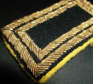 WW2 Mussolini Black Shirt Italian Bustina Cap Rank Patch Uniform Badge 5