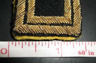 WW2 Mussolini Black Shirt Italian Bustina Cap Rank Patch Uniform Badge 6