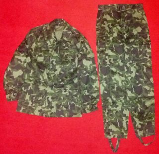 1990s Estonia Estonian Ttsko Amoeba Camouflage Camo Field Uniform