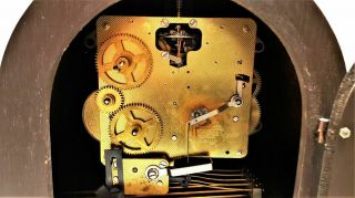 Vintage Chiming Mantel Clock - Welby Div Elgin - Germany - CT 6