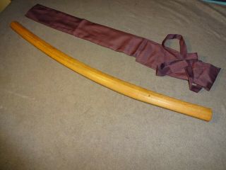 K63 Japanese Sword Wakizashi Shirosaya Mountings " Kanekuni ",  Shobu - Zukuri,