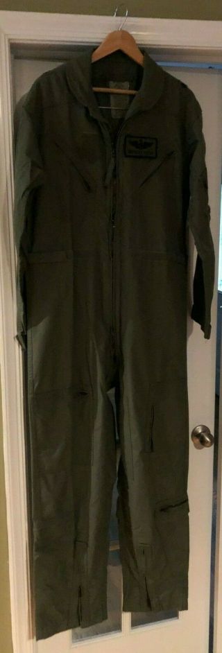Usaf F - 117 Stealth Fighter Pilot Nomex Flight Suit From Combat Missions In Iraq