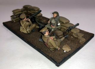 World War One Diorama British With Three Britan Soldiers