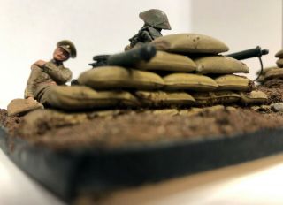 World War One Diorama British with Three Britan Soldiers 5