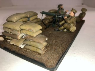 World War One Diorama British with Three Britan Soldiers 6