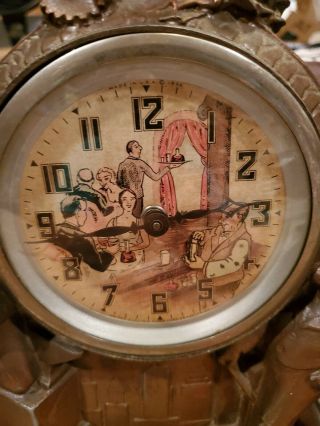 RARE & VINTAGE 1933 National Recovery Act NRA & Prohibition Era Bartender Clock 8