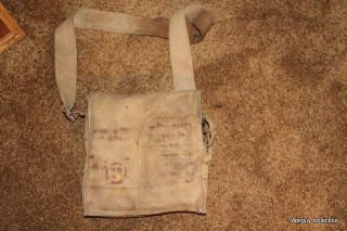 Wwi Us Army 35th Division Painted Gas Mask Bag And Mask Identified