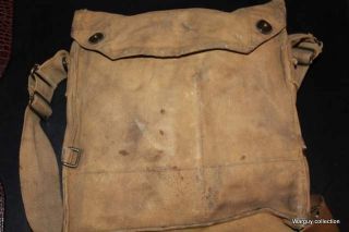 WWI US Army 35th division painted gas mask bag and mask identified 4