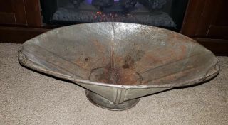 Antique Vintage Tin Metal Weight Scale Pan