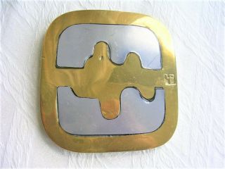 David Marshall Brass & Aluminium Coaster