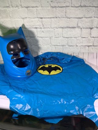 1966 Ideal Official Batman Helmet & Cape With Box 6