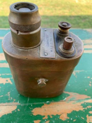 VINTAGE WORLD WAR 2 WWII MILITARY patent 1930 copper Field Control GIANT NO2 2