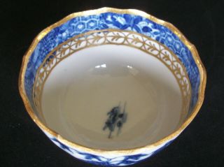 PERFECT CHINESE 18th C QIANLONG BLUE AND WHITE PAGODA BRIDGE TEA BOWL CUP VASE 1 10